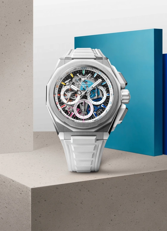 Zenith,Defy Extreme 45mm,45mm,Titanium,Ceramic,Multi-Color,Automatic,Chronograph,Power Reserve Indicator,95,95.9114.9004/69.I203