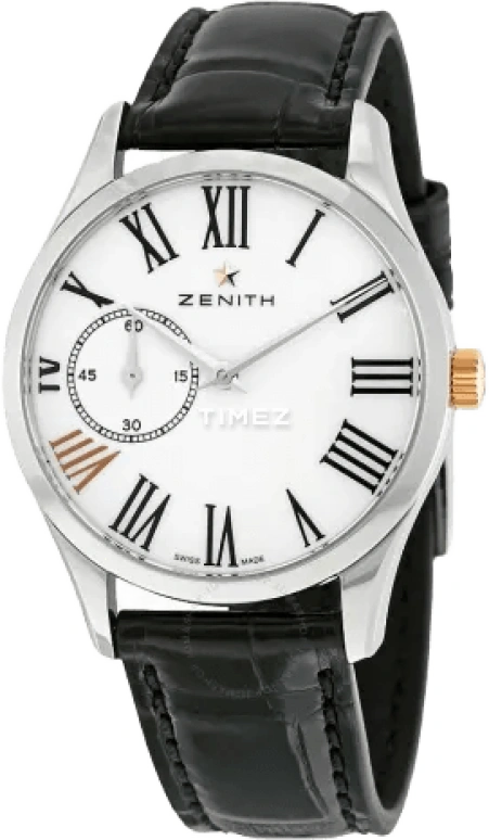 Zenith,Other 33mm,33mm,Stainless Steel,White,Automatic,Sapphire,Crystal Glass,Round,03,03.2302.681/C714