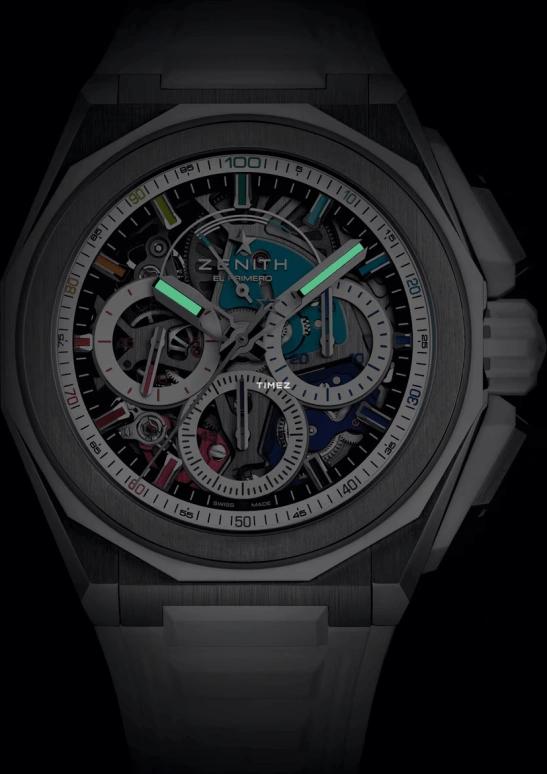 Zenith,Defy Extreme 45mm,45mm,Titanium,Ceramic,Multi-Color,Automatic,Chronograph,Power Reserve Indicator,95,95.9114.9004/69.I203