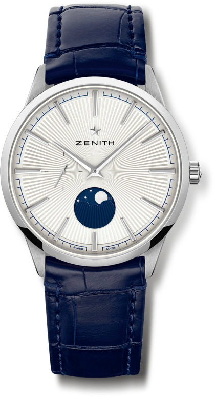 Zenith,Elite 40.50mm,40.50mm,Stainless Steel,Silver,Automatic,Moonphase,50hours,03,03.3100.692/01.C922