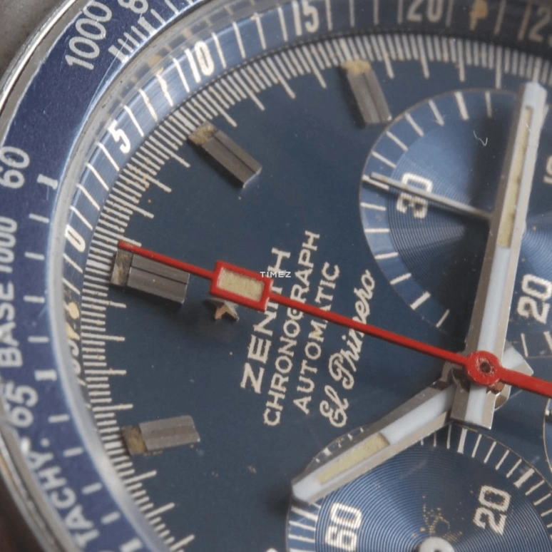 Zenith,Icons 38mm,38mm,Stainless Steel,Blue,Automatic,Chronograph,Day,01,01.0140.415