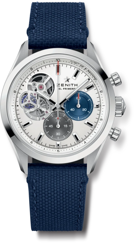Zenith,El Primero 39.50mm,39.50mm,Stainless Steel,Silver,Automatic,Chronograph,Column Wheel,03,03.3300.3604/69.C823