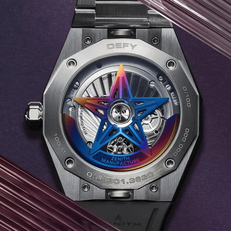 Zenith,Defy Skyline 41mm,41mm,Stainless Steel,Skeleton,Multi-Color,Automatic,Tourbillon,60hours,03,03.9301.3630/49.I001