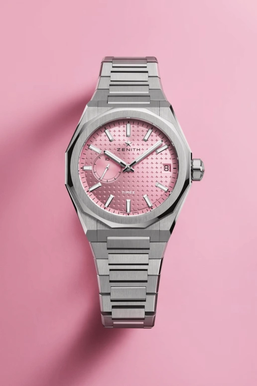 Zenith,Defy Skyline 41mm,41mm,Stainless Steel,Pink,Automatic,Day,60hours,03,03.9301.3620/18.I001