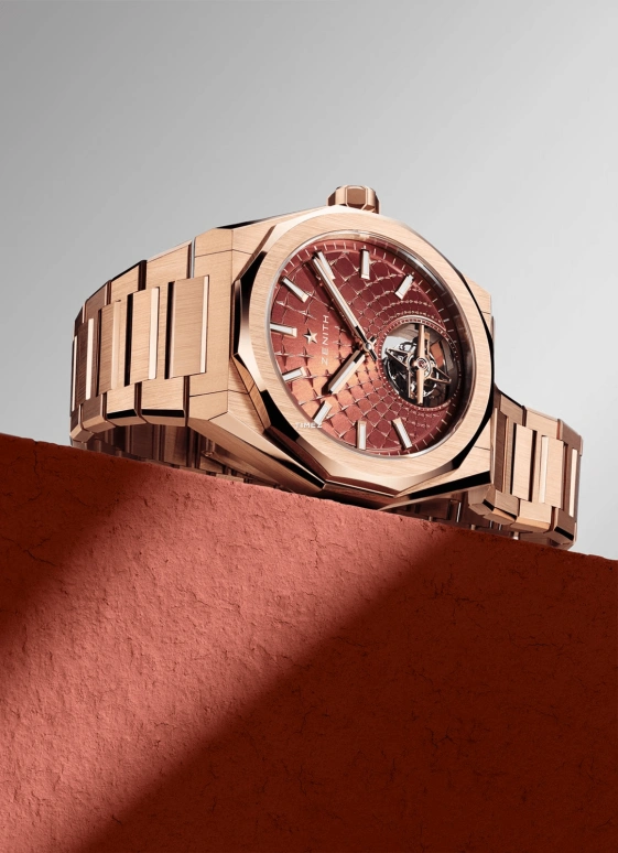 Zenith,Defy Skyline 41mm,41mm,Rose Gold,Red,Automatic,Tourbillon,60hours,18,18.9301.3630/67.I001