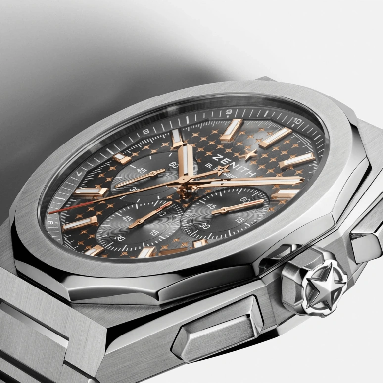 Zenith,Defy Skyline 42mm,42mm,Stainless Steel,Grey,Automatic,Chronograph,Day,03,03.9500.3600/02.I001