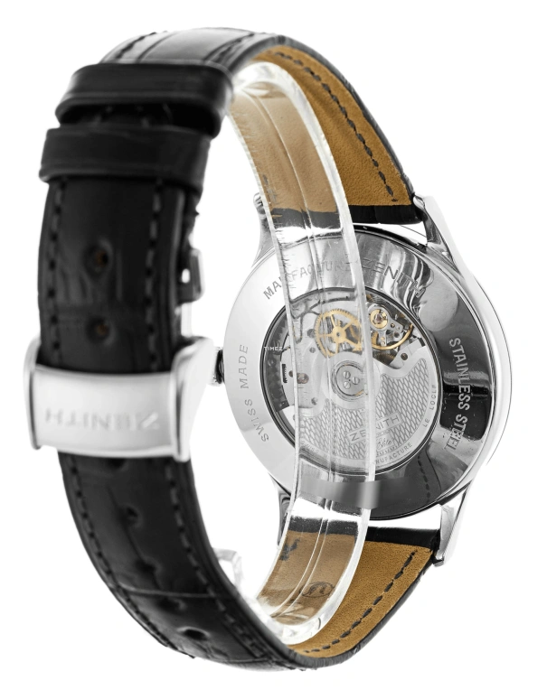 Zenith,El Primero 37mm,37mm,Stainless Steel,Grey,Automatic,Day,Power Reserve Indicator,03,03.1125.685/76.C490