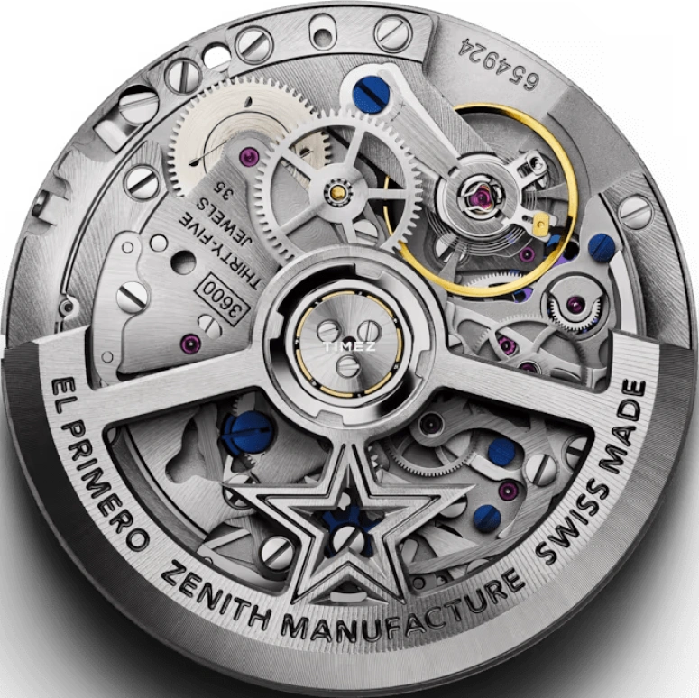 Zenith,Chronomaster Original 38mm,38mm,Stainless Steel,Blue,Automatic,Chronograph,Day,03,03.3200.3600/51.C902