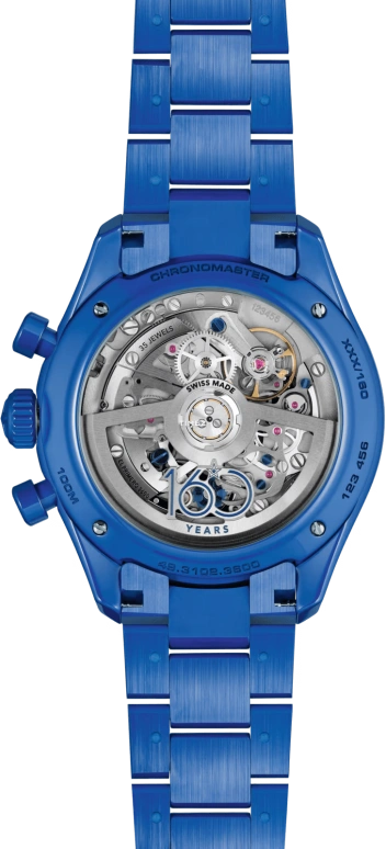 Zenith,Chronomaster Sport 41mm,41mm,Ceramic,Blue,Automatic,Chronograph,Day,49,49.3102.3600/51.M3100