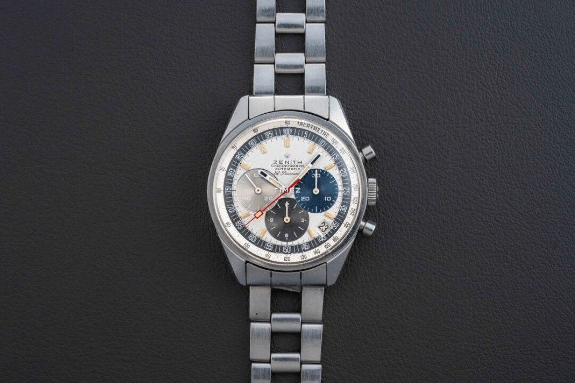 Zenith,Icons 38mm,38mm,Stainless Steel,Silver White,Automatic,Chronograph,Day,A386