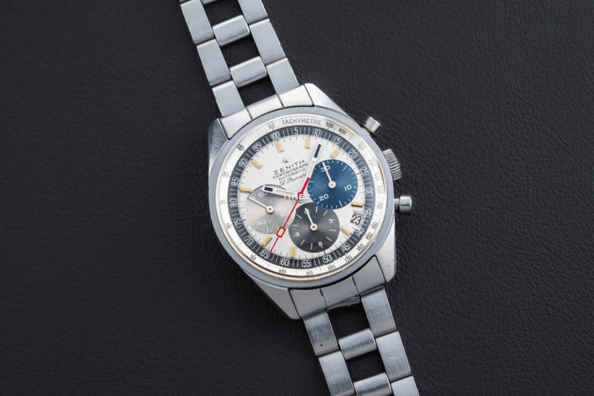 Zenith,Icons 38mm,38mm,Stainless Steel,Silver White,Automatic,Chronograph,Day,A386
