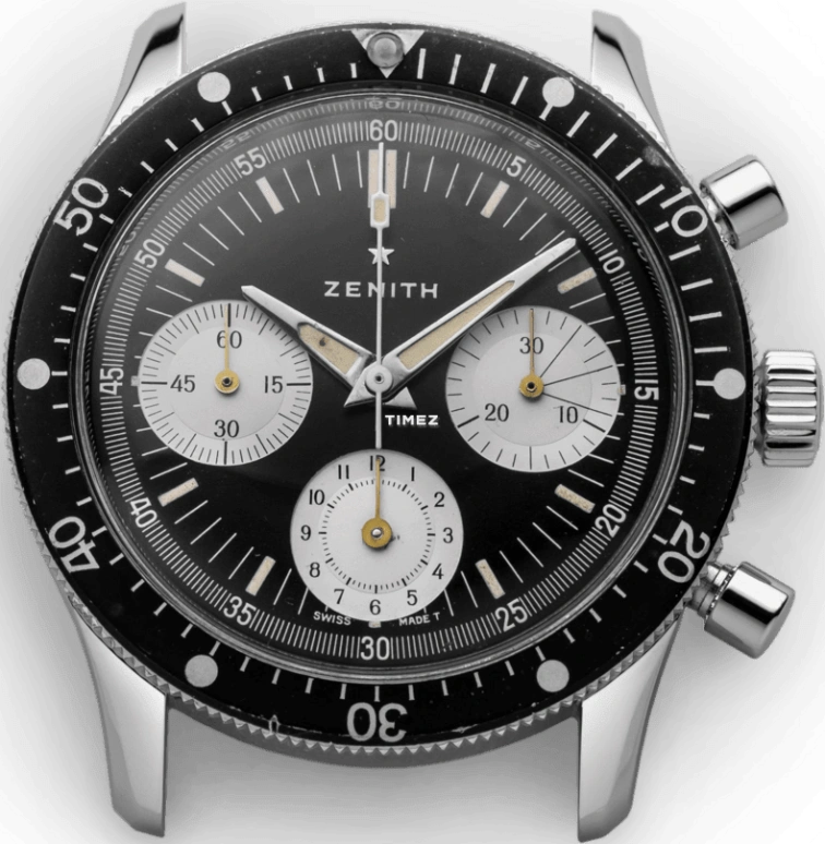 Zenith,Icons 40.50mm,40.50mm,Stainless Steel,Black,Handwound,Chronograph,Round,A277