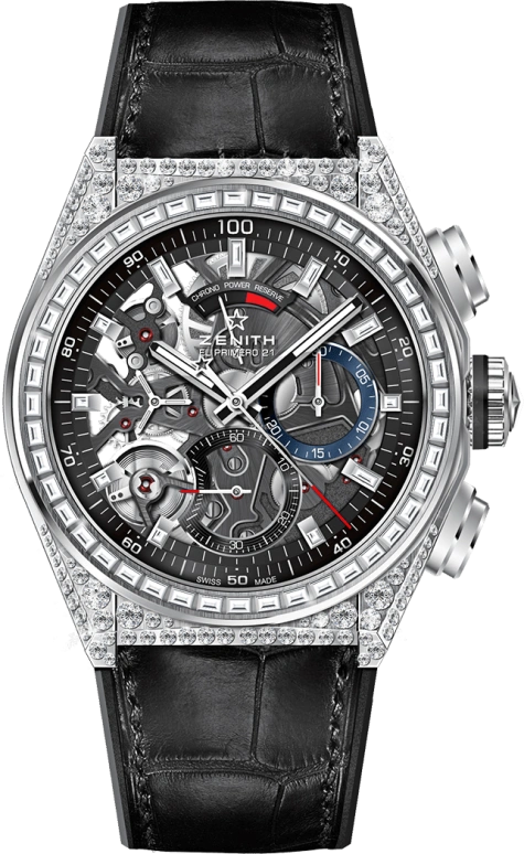 Zenith,Defy 44mm,44mm,Titanium,Skeleton,Automatic,Chronograph,Day,Power Reserve Indicator,32,32.9000.9004/78.R582