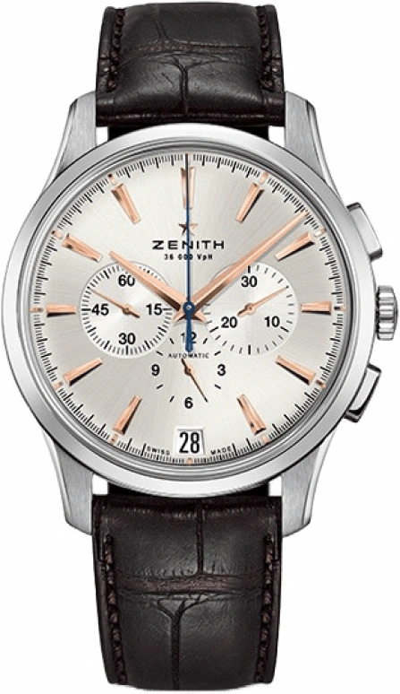 Zenith,El Primero 42mm,42mm,Stainless Steel,Silver,Automatic,Chronograph,Day,03,03.2110.400/01.C498