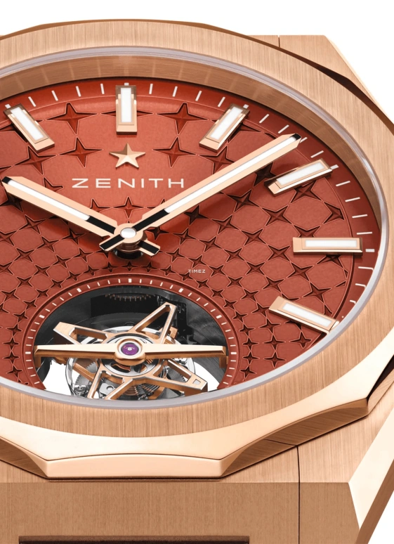 Zenith,Defy Skyline 41mm,41mm,Rose Gold,Red,Automatic,Tourbillon,60hours,18,18.9301.3630/67.I001