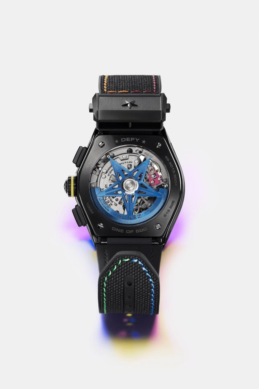 Zenith,Defy 44mm,44mm,Ceramic,Black,Multi-Color,Skeleton,Automatic,Chronograph,Power Reserve Indicator,49,49.9013.9004/21.R952