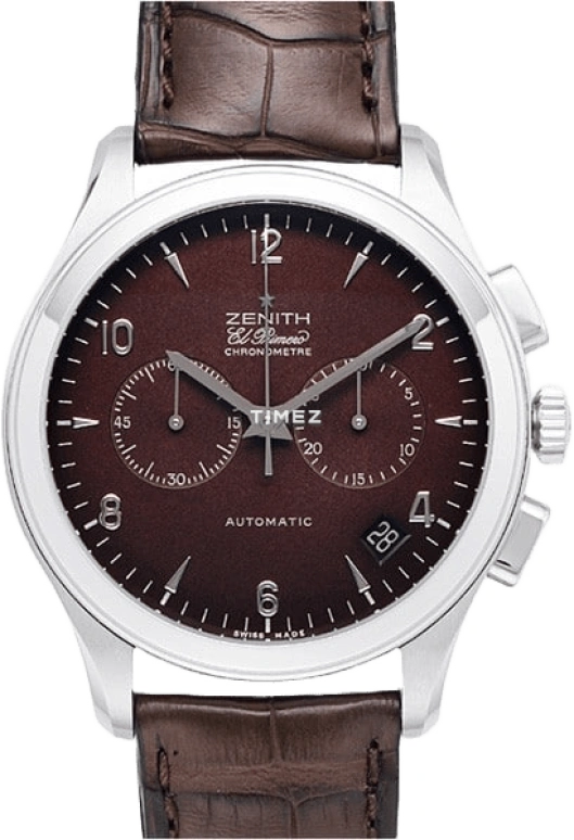 Zenith,El Primero 40mm,40mm,Stainless Steel,Black,Automatic,Chronograph,Day,03,03.0510.4002/72.C491