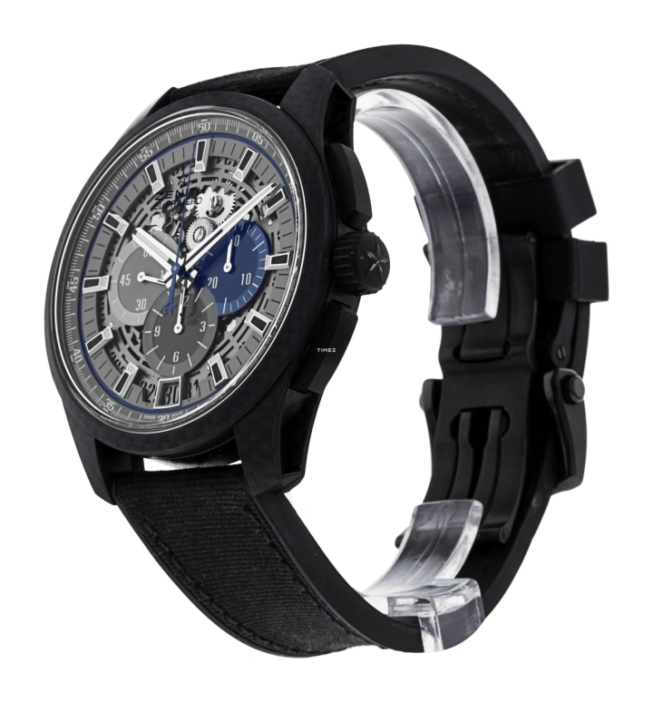 Zenith,El Primero 45mm,45mm,Carbon,Aluminium,Skeleton,Automatic,Chronograph,Day,10,10.2260.400/69.R573