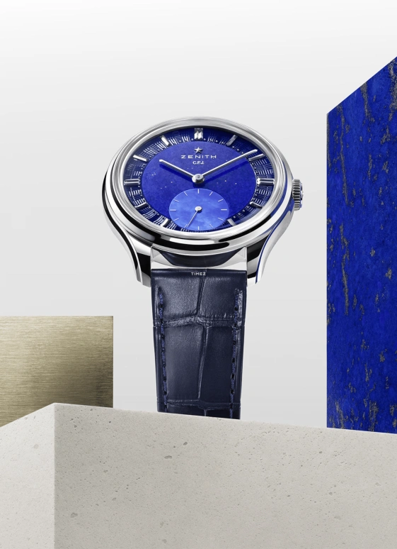 Zenith,G.F.J. 39mm,39mm,Platinum,Blue,Handwound,72hours,In-house Caliber,40,40.1865.0135/51.C200