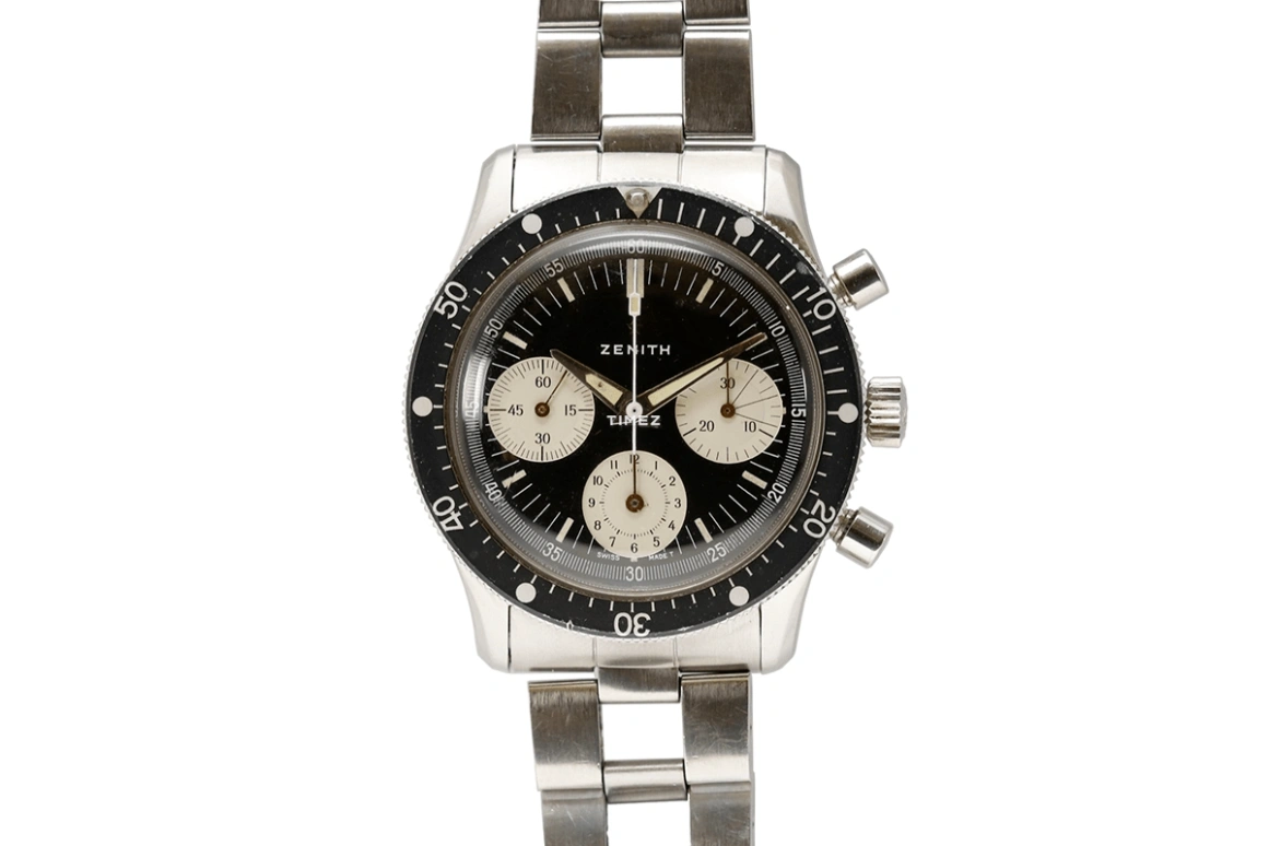 Zenith,Icons 40.50mm,40.50mm,Stainless Steel,Black,Handwound,Chronograph,Round,A277