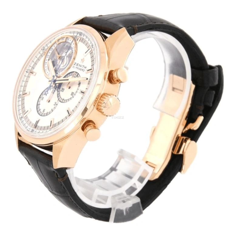 Zenith,El Primero 44mm,44mm,Rose Gold,Silver,Automatic,Chronograph,Day,Tourbillon,18,18.2050.4035/01.C631