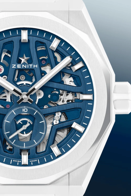 Zenith,Defy Skyline 41mm,41mm,Ceramic,Blue,Skeleton,Automatic,Chronograph,60hours,49,49.9301.3620/79.I001