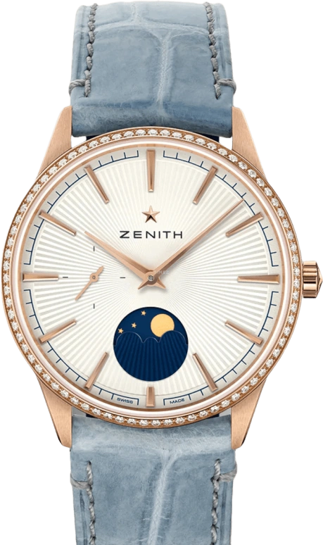 Zenith,Elite 36mm,36mm,Rose Gold,Silver,Automatic,Moonphase,50hours,22,22.3200.692/01.C832