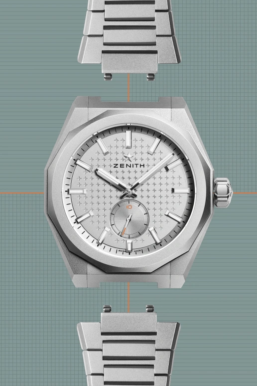 Zenith,Defy Skyline 41mm,41mm,Stainless Steel,Silver,Automatic,55hours,In-house Caliber,06,06.9300.3620/06.I001