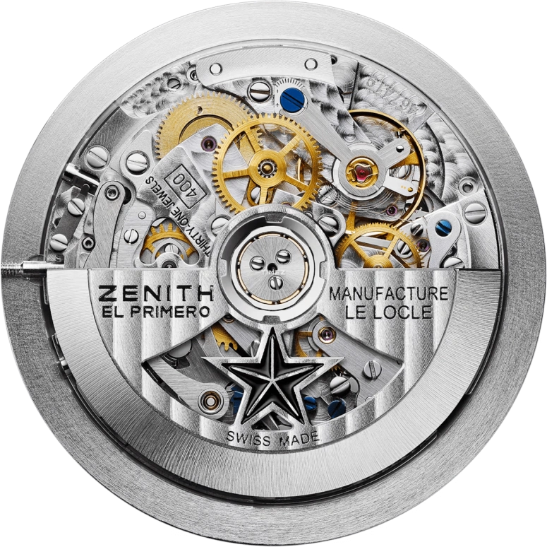 Zenith,Revival 37mm,37mm,Titanium,Green,Black,Automatic,Chronograph,Day,97,97.T384.400/57.M384