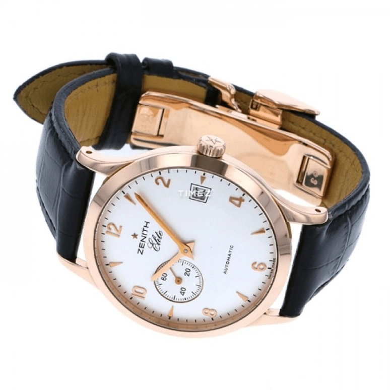Zenith,Elite 37mm,37mm,Rose Gold,Silver,Automatic,Day,Sapphire,Crystal Glass,17,17.1125.680/01.C490
