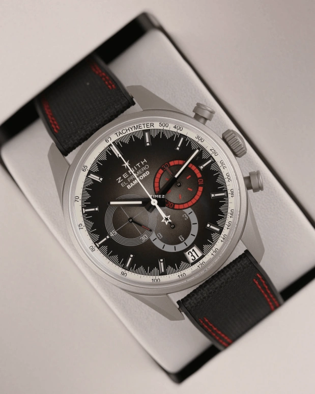 Zenith,El Primero 42mm,42mm,Stainless Steel,Brown,Automatic,Chronograph,Day,03,03.2082.400/02.R830