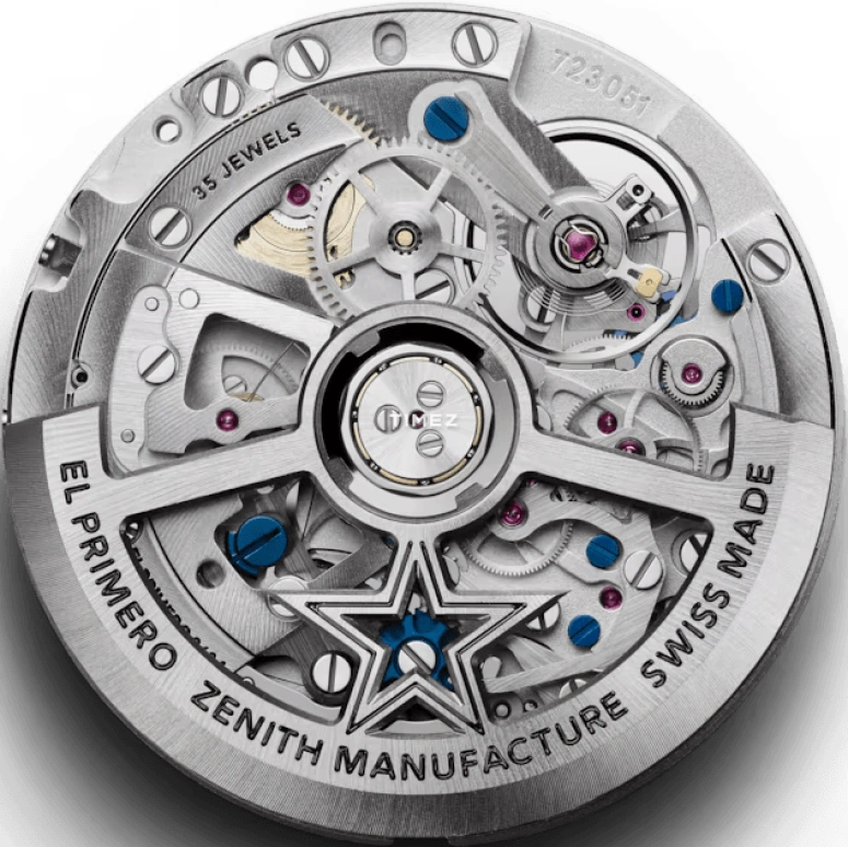 Zenith,Master of Chronographs 39.50mm,39.50mm,Stainless Steel,Blue,Automatic,Chronograph,Sapphire,Crystal Glass,03,03.3300.3604/51.M3300