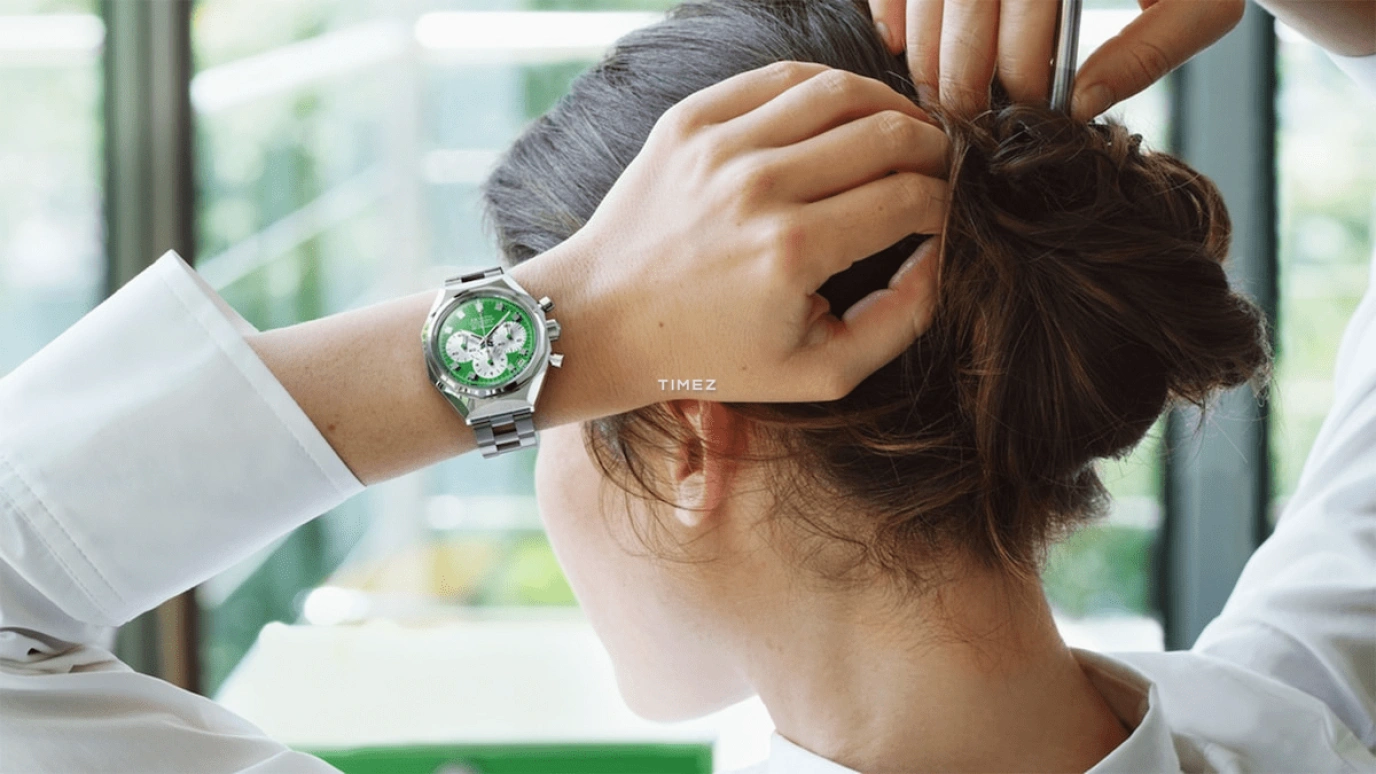 Zenith,Defy 37mm,37mm,Stainless Steel,Green,Automatic,Chronograph,Day,03,03.A780.400-2/91.M3642