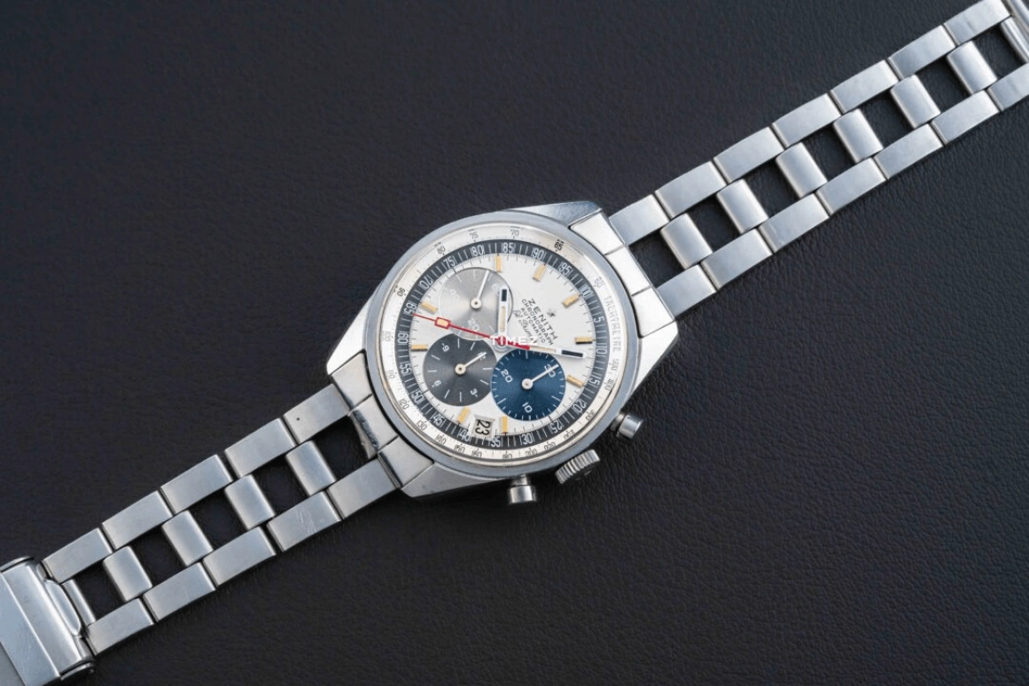 Zenith,Icons 38mm,38mm,Stainless Steel,Silver White,Automatic,Chronograph,Day,A386