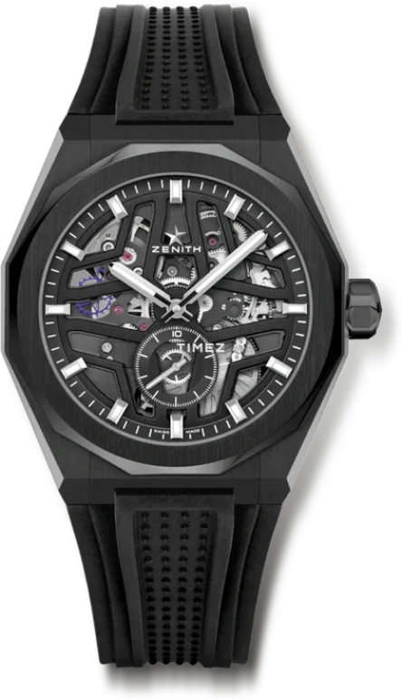 Zenith,Defy Skyline 41mm,41mm,Ceramic,Black,Skeleton,Automatic,55hours,In-house Caliber,49,49.9300.3620/78.I001