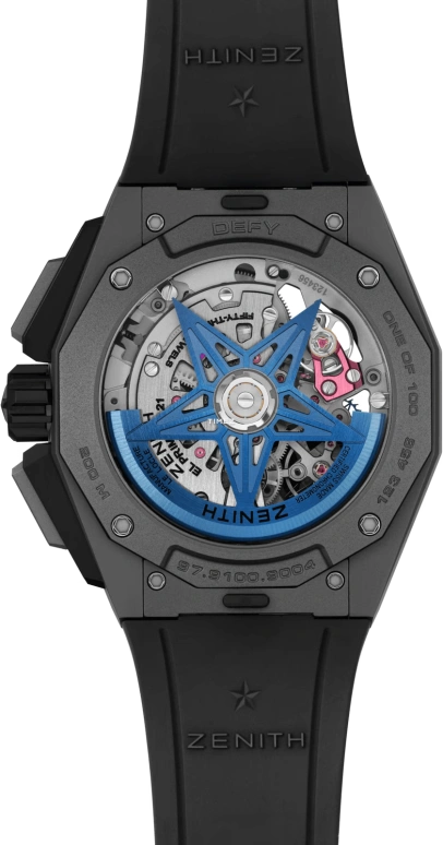 Zenith,Defy Extreme 45mm,45mm,Titanium,Multi-Color,Automatic,Chronograph,Power Reserve Indicator,97,97.9113.9004/33.I200
