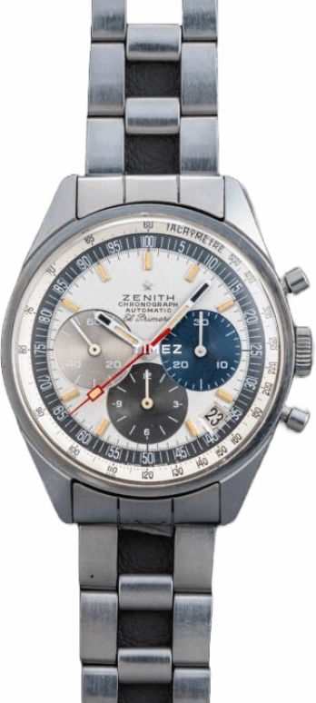 Zenith,Icons 38mm,38mm,Stainless Steel,Silver White,Automatic,Chronograph,Day,A386