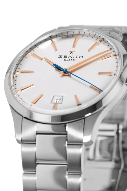 Zenith,Elite 40mm,40mm,Stainless Steel,Silver White,Automatic,Day,50hours,03,03.2020.670/01.M2020