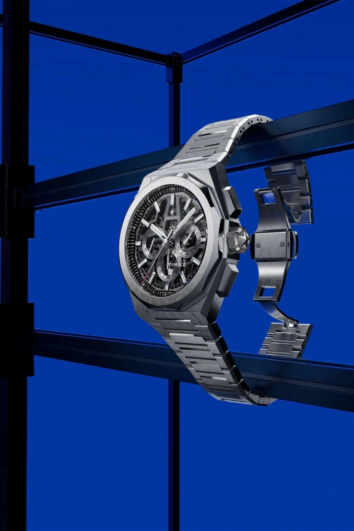 Zenith,Defy Skyline 42mm,42mm,Stainless Steel,Black,Automatic,Chronograph,60hours,03,03.9500.3600/78.I001