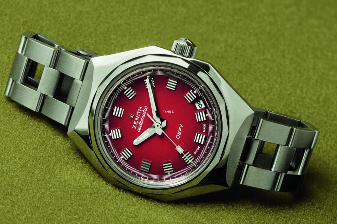 Zenith,Defy 37mm,37mm,Stainless Steel,Red,Automatic,Day,50hours,03,03.A3642.670/3691.M3642