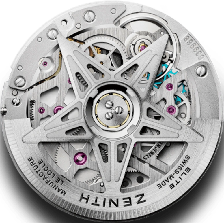 Zenith,Defy 37mm,37mm,Stainless Steel,Blue,Green,Automatic,Day,Sapphire,Crystal Glass,03,03.A3642.670/3690.M3642