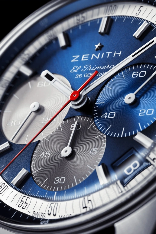 Zenith,Chronomaster Original 38mm,38mm,Stainless Steel,Blue,Automatic,Chronograph,Day,03,03.3200.3600/52.C910