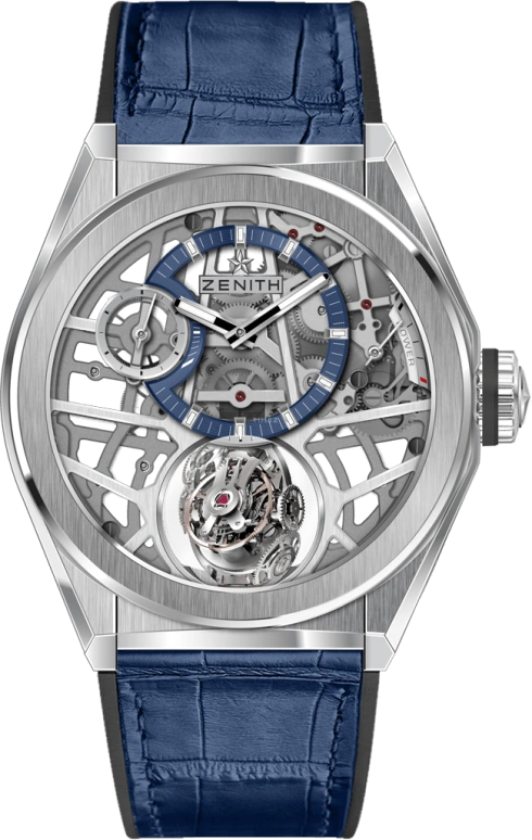 Zenith,Defy 44mm,44mm,Titanium,Skeleton,Handwound,Power Reserve Indicator,50hours,95,95.9000.8812/78.R584