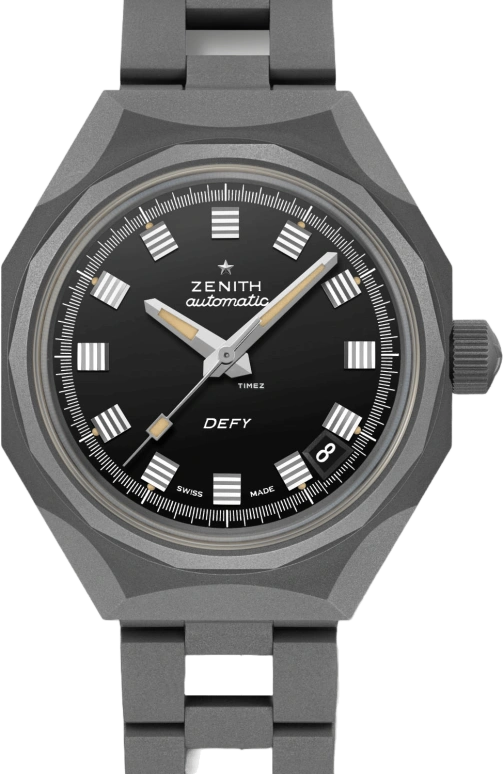 Zenith,Defy 37mm,37mm,Titanium,Black,Automatic,Day,50hours,97,97.A3642.670/21.M3642