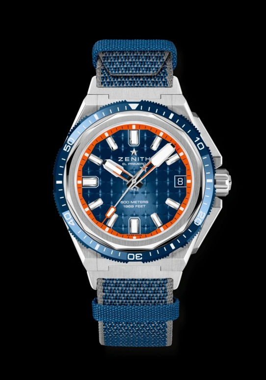 Zenith,Defy Extreme 42.50mm,42.50mm,Ceramic,Orange,Blue,Automatic,Day,Sapphire,95,95.9601.3620/51.I301