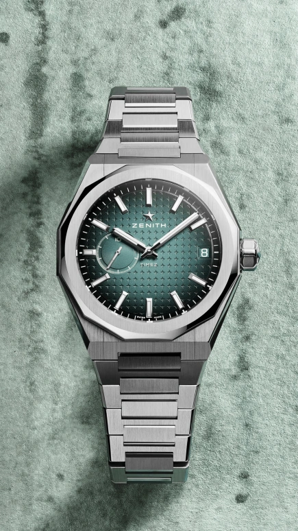 Zenith,Defy Skyline 41mm,41mm,Stainless Steel,Green,Automatic,Chronograph,Day,03,03.9302.3620/75.I001