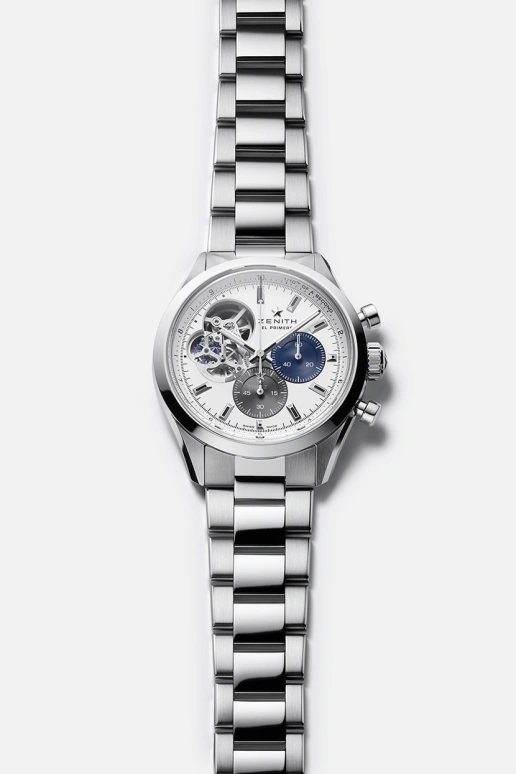 Zenith,El Primero 39.50mm,39.50mm,Stainless Steel,Silver,Automatic,Chronograph,Column Wheel,03,03.3300.3604/69.M3300