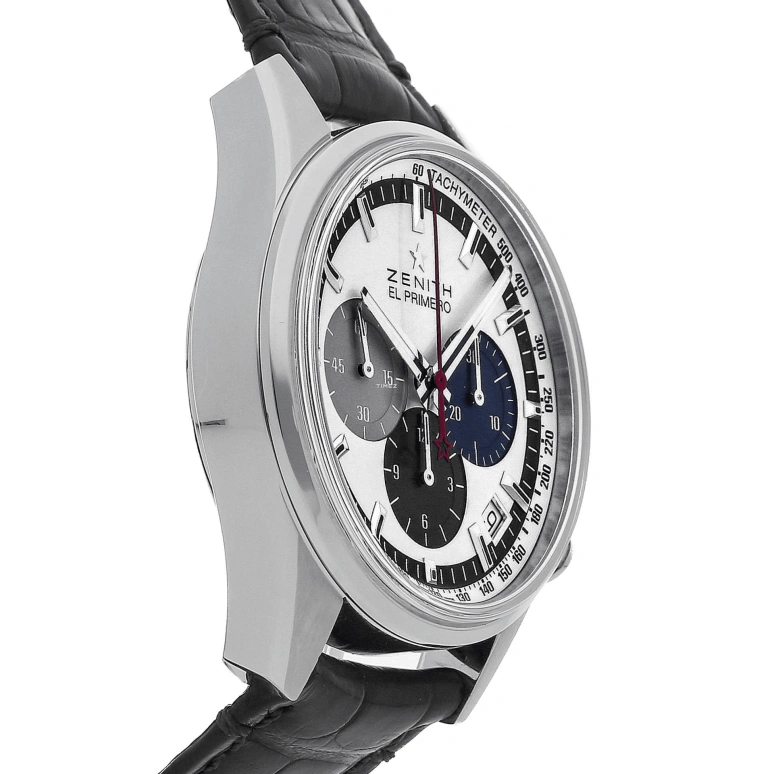 Zenith,El Primero 38mm,38mm,Stainless Steel,Silver,Automatic,Chronograph,Day,03,03.2150.400/69.C713