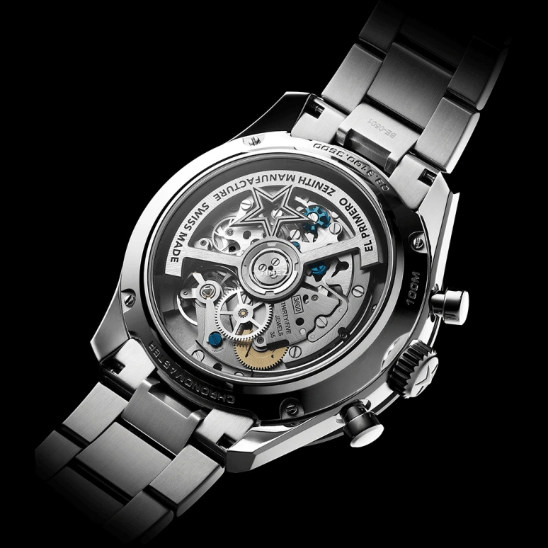 Zenith,Chronomaster Sport 41mm,41mm,Stainless Steel,Green,Automatic,Chronograph,Day,03,03.3107.3600/56.M3100