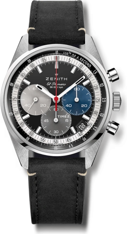 Zenith,Chronomaster 38mm,38mm,Stainless Steel,Black,Automatic,Chronograph,Day,03,03.3200.3600/22.C908
